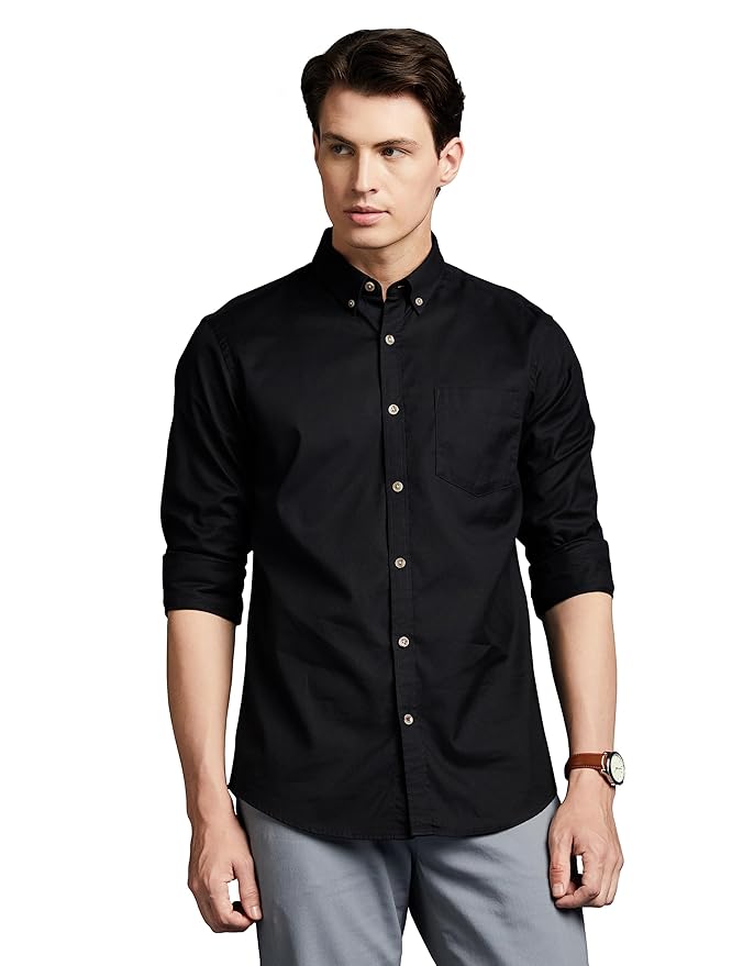 Mens Cotton Full Sleeves Shirts Pack of 1